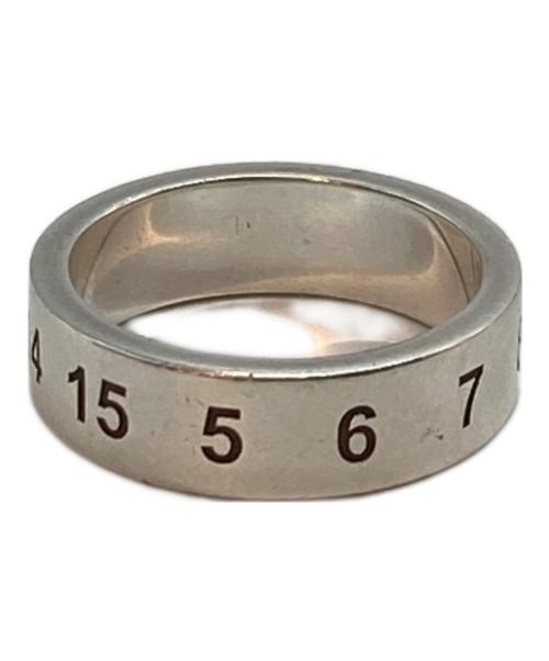 Maison Margiela（メゾンマルジェラ）Maison Margiela (メゾンマルジェラ) ナンバーエングレーブリング シルバー サイズ:19号の古着・服飾アイテム