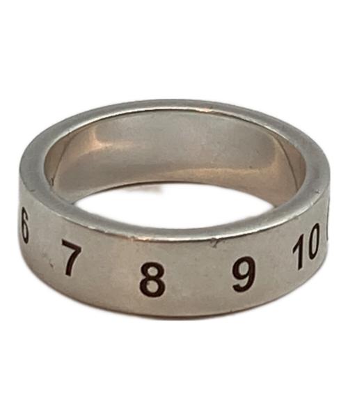 Maison Margiela（メゾンマルジェラ）Maison Margiela (メゾンマルジェラ) ナンバーエングレーブリング シルバー サイズ:19号の古着・服飾アイテム