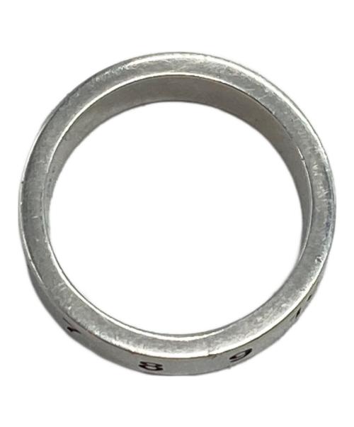 Maison Margiela（メゾンマルジェラ）Maison Margiela (メゾンマルジェラ) ナンバーエングレーブリング シルバー サイズ:19号の古着・服飾アイテム