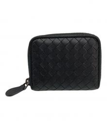 BOTTEGA VENETA（ボッテガベネタ）の古着「イントレチャートコインパース」｜ブラック