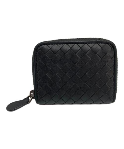 BOTTEGA VENETA（ボッテガベネタ）BOTTEGA VENETA (ボッテガベネタ) イントレチャートコインパース ブラックの古着・服飾アイテム