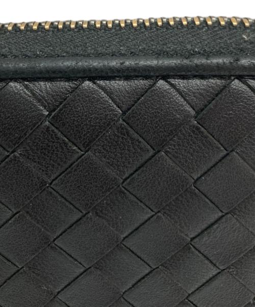 BOTTEGA VENETA（ボッテガベネタ）BOTTEGA VENETA (ボッテガベネタ) イントレチャートコインパース ブラックの古着・服飾アイテム