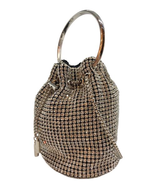 Loulou Willoughby（ルルウィルビー）Loulou Willoughby (ルルウィルビー) ビジュー巾着ショルダー シルバーの古着・服飾アイテム