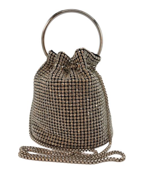 Loulou Willoughby（ルルウィルビー）Loulou Willoughby (ルルウィルビー) ビジュー巾着ショルダー シルバーの古着・服飾アイテム