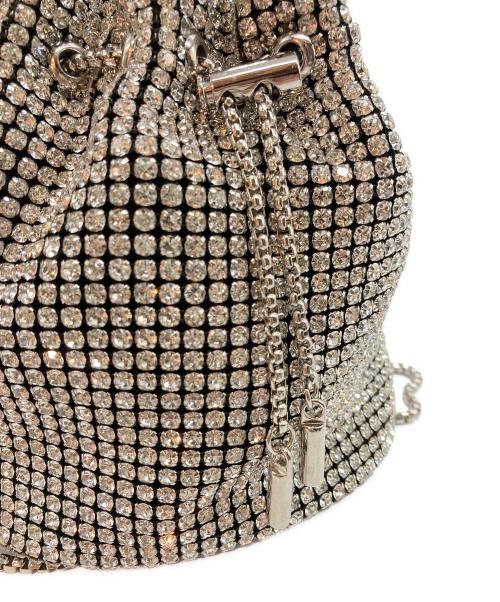 Loulou Willoughby（ルルウィルビー）Loulou Willoughby (ルルウィルビー) ビジュー巾着ショルダー シルバーの古着・服飾アイテム