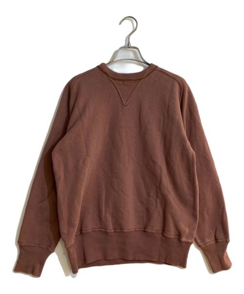 WAREHOUSE（ウエアハウス）WAREHOUSE (ウエアハウス) 両vフリーダムスリーブプリントスウェット アズキ サイズ:40の古着・服飾アイテム