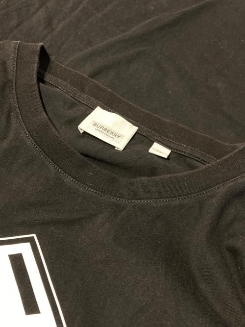 BURBERRY（バーバリー）BURBERRY (バーバリー) ロゴTシャツ ブラック サイズ:XLの古着・服飾アイテム