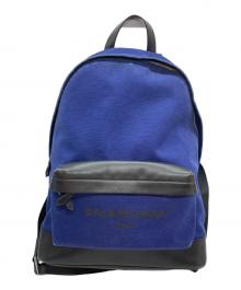 BALENCIAGA（バレンシアガ）の古着「コットンキャンバスバックパック」｜ブルー