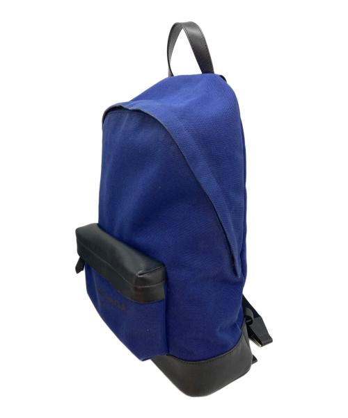 BALENCIAGA（バレンシアガ）BALENCIAGA (バレンシアガ) コットンキャンバスバックパック ブルーの古着・服飾アイテム