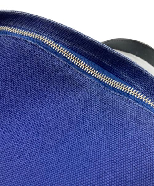 BALENCIAGA（バレンシアガ）BALENCIAGA (バレンシアガ) コットンキャンバスバックパック ブルーの古着・服飾アイテム