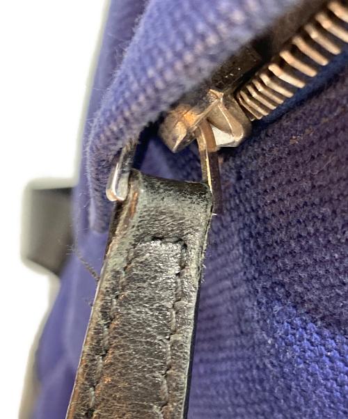 BALENCIAGA（バレンシアガ）BALENCIAGA (バレンシアガ) コットンキャンバスバックパック ブルーの古着・服飾アイテム