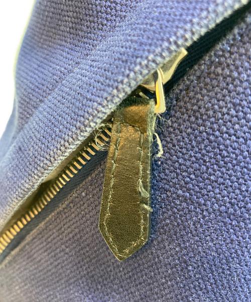 BALENCIAGA（バレンシアガ）BALENCIAGA (バレンシアガ) コットンキャンバスバックパック ブルーの古着・服飾アイテム