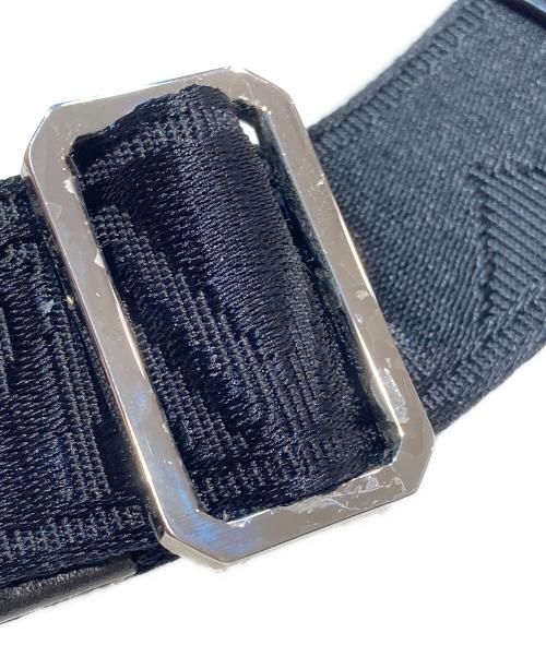 MCM（エムシーエム）MCM (エムシーエム) ドットショルダーバッグ ブラックの古着・服飾アイテム