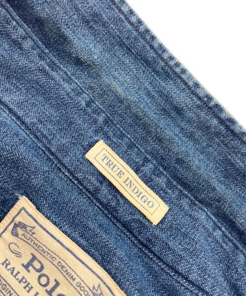 POLO RALPH LAUREN（ポロ・ラルフローレン）POLO RALPH LAUREN (ポロ・ラルフローレン) TRUE INDIGO デニムシャツ/トゥルー インディゴ インディゴ サイズ:XLの古着・服飾アイテム