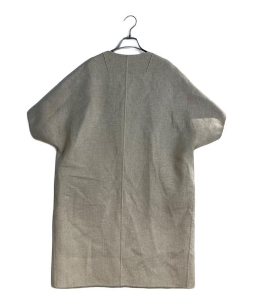 GOBI（ゴビ）GOBI (ゴビ) カシミヤ100％リバーシブル半袖コート ベージュ×ピンク サイズ:XSの古着・服飾アイテム