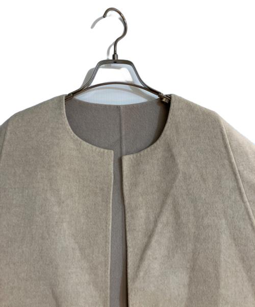 GOBI（ゴビ）GOBI (ゴビ) カシミヤ100％リバーシブル半袖コート ベージュ×ピンク サイズ:XSの古着・服飾アイテム