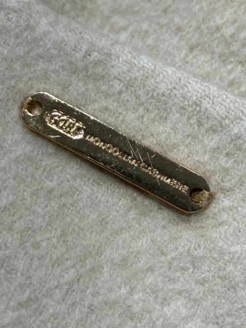 GOBI（ゴビ）GOBI (ゴビ) カシミヤ100％リバーシブル半袖コート ベージュ×ピンク サイズ:XSの古着・服飾アイテム