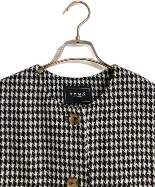 yama（ヤマ）yama (ヤマ) カシミヤロングジレ ブラック サイズ:Sの古着・服飾アイテム