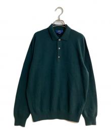 GOBI（ゴビ）の古着「ニットポロシャツ」｜グリーン