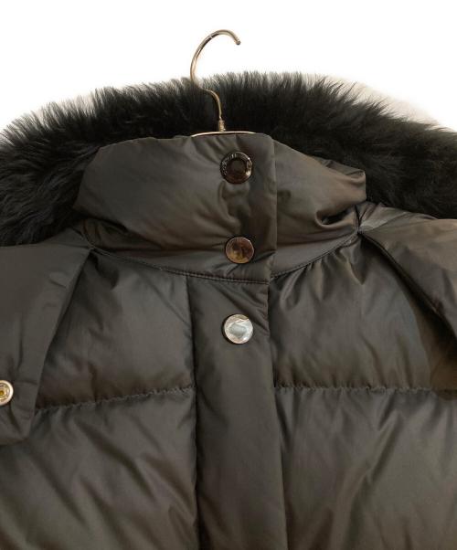 COACH（コーチ）COACH (コーチ) ミッド ダウン パッファー・シアリング ダウンコート ブラック サイズ:Mの古着・服飾アイテム