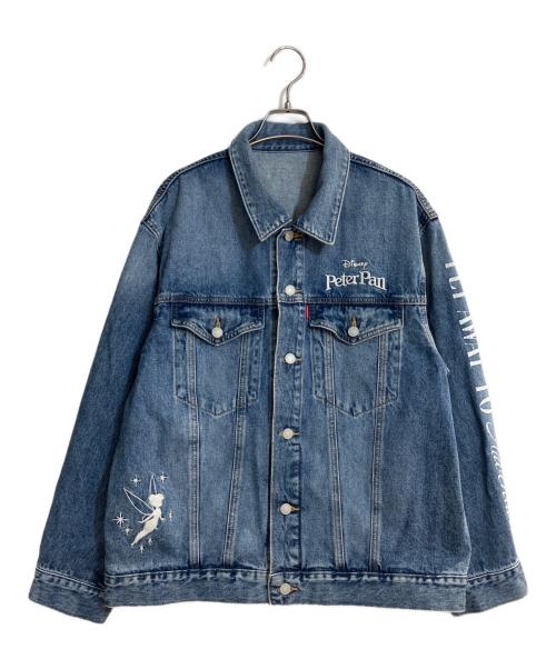 DISNEY（ディズニー）Disney (ディズニー) RODEO CROWNS (ロデオクラウン) (Peter Pan) DENIMジャケット インディゴ サイズ:FREEの古着・服飾アイテム