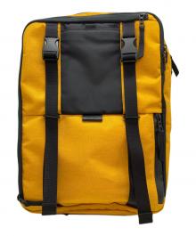 master-piece（マスターピース）の古着「スクアード リュック」｜イエロー