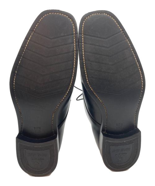 SCOTCH GRAIN（スコッチグレイン）SCOTCH GRAIN (スコッチグレイン) スクエアトゥシューズ ブラック サイズ:26.5の古着・服飾アイテム