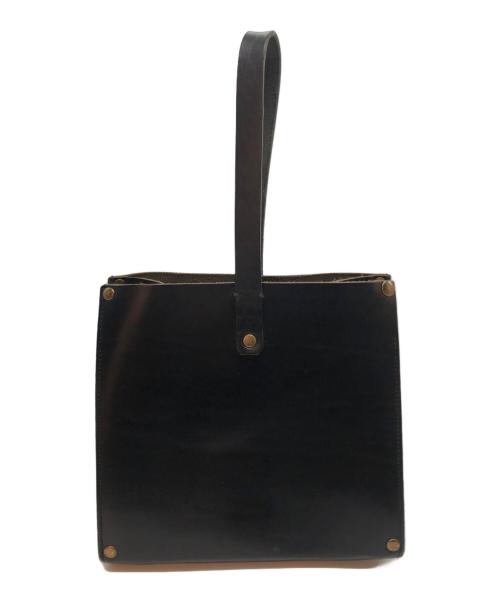 TIDE WAY（タイドウェイ）TIDE WAY (タイドウェイ) NUME ONE HANDLE TOTE/ヌメ ワン ハンドル トート ブラックの古着・服飾アイテム