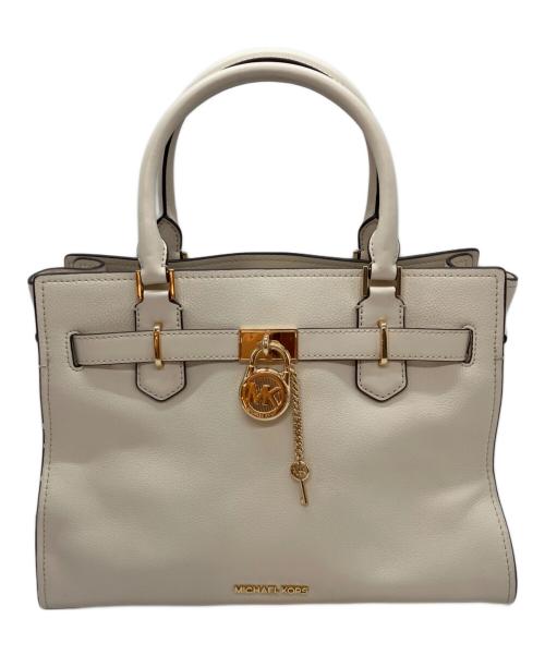 MICHAEL KORS（マイケル・コース）MICHAEL KORS (マイケル・コース) 2WAYバッグ ホワイトの古着・服飾アイテム
