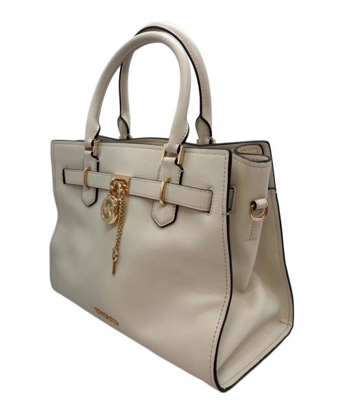 MICHAEL KORS（マイケル・コース）MICHAEL KORS (マイケル・コース) 2WAYバッグ ホワイトの古着・服飾アイテム