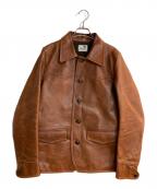 GANGSTERVILLEギャングスタービル）の古着「30's Car Coat”Horse Hide”」｜ブラウン