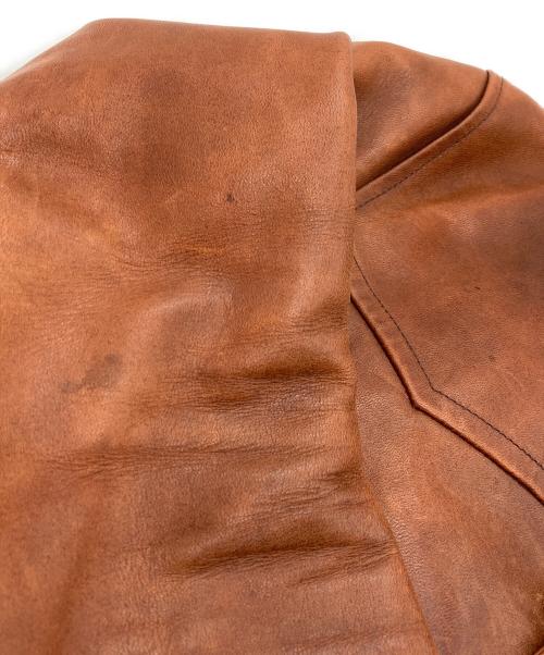 GANGSTERVILLE（ギャングスタービル）GANGSTERVILLE (ギャングスタービル) 30's Car Coat”Horse Hide” ブラウン サイズ:Mの古着・服飾アイテム