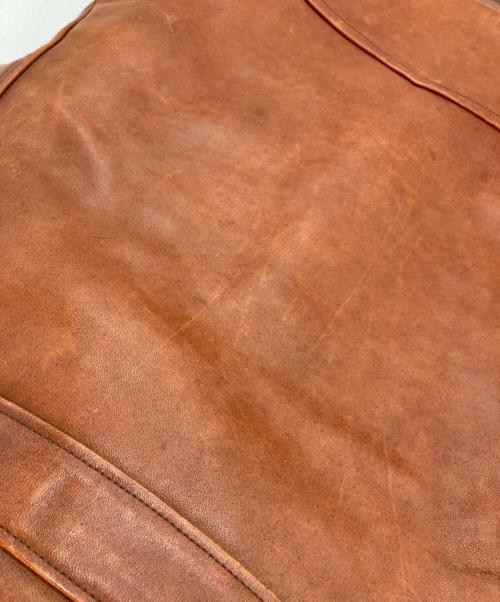 GANGSTERVILLE（ギャングスタービル）GANGSTERVILLE (ギャングスタービル) 30's Car Coat”Horse Hide” ブラウン サイズ:Mの古着・服飾アイテム