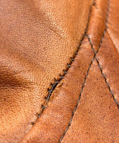 GANGSTERVILLE（ギャングスタービル）GANGSTERVILLE (ギャングスタービル) 30's Car Coat”Horse Hide” ブラウン サイズ:Mの古着・服飾アイテム