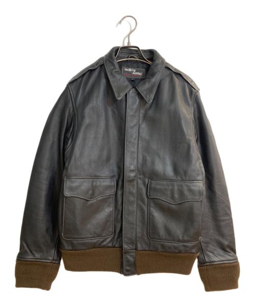 TWENTYWORKS（トゥエンティワークス）TWENTYWORKS (トゥエンティワークス) A-2フライトジャケット ブラック サイズ:Ｌの古着・服飾アイテム