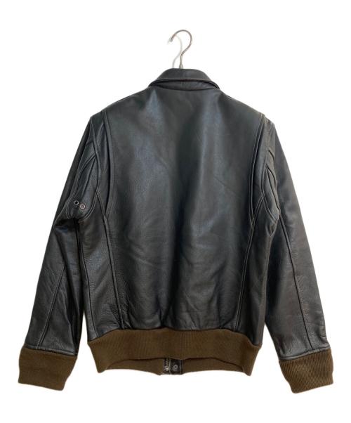 TWENTYWORKS（トゥエンティワークス）TWENTYWORKS (トゥエンティワークス) A-2フライトジャケット ブラック サイズ:Ｌの古着・服飾アイテム