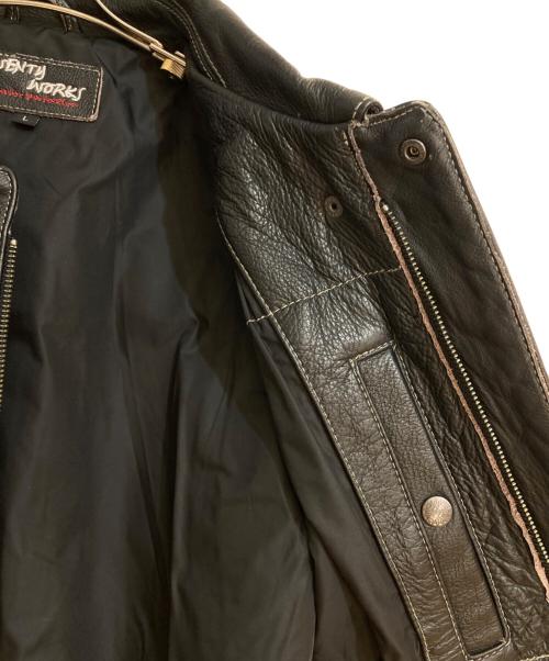 TWENTYWORKS（トゥエンティワークス）TWENTYWORKS (トゥエンティワークス) A-2フライトジャケット ブラック サイズ:Ｌの古着・服飾アイテム