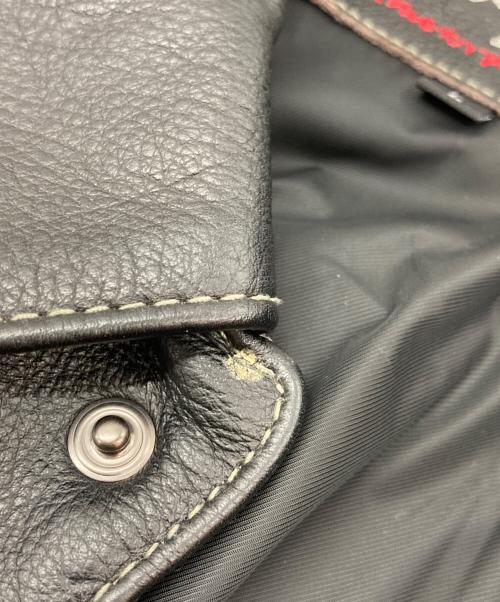 TWENTYWORKS（トゥエンティワークス）TWENTYWORKS (トゥエンティワークス) A-2フライトジャケット ブラック サイズ:Ｌの古着・服飾アイテム