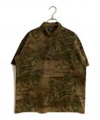 A.P.C.アーペーセー）の古着「フランス製ハーフジップシャツ」｜グリーン