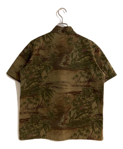 A.P.C.（アーペーセー）A.P.C. (アーペーセー) フランス製ハーフジップシャツ グリーン サイズ:2の古着・服飾アイテム
