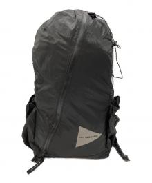 and wander（アンドワンダー）の古着「sil daypack」｜ブラック