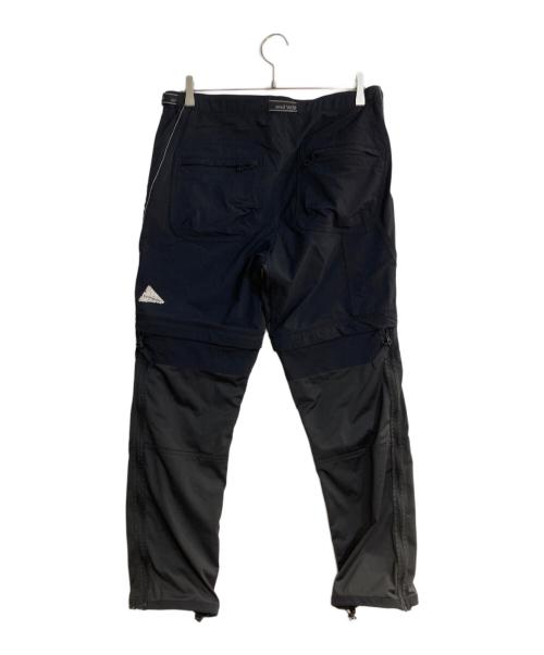 and wander（アンドワンダー）and wander (アンドワンダー) trek 2way pant ブラック サイズ:3の古着・服飾アイテム