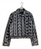 MARC JACOBSマークジェイコブス）の古着「モノグラムデニムジャケット」｜ネイビー