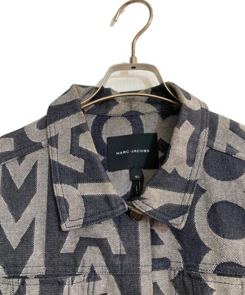 MARC JACOBS（マークジェイコブス）MARC JACOBS (マークジェイコブス) モノグラムデニムジャケット ネイビー サイズ:XLの古着・服飾アイテム