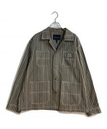 MARC JACOBS（マークジェイコブス）の古着「MONOGRAM PAINTERS JACKET」｜ベージュ