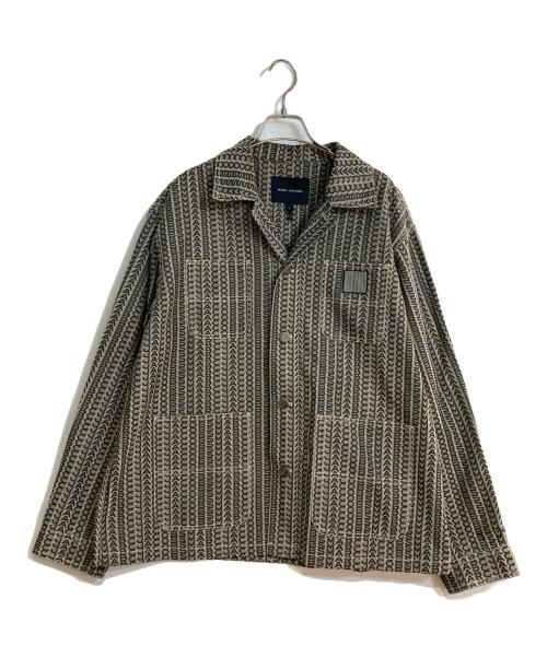 MARC JACOBS（マークジェイコブス）MARC JACOBS (マークジェイコブス) MONOGRAM PAINTERS JACKET ベージュ サイズ:Ｌの古着・服飾アイテム