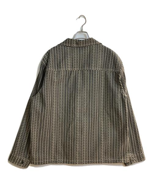 MARC JACOBS（マークジェイコブス）MARC JACOBS (マークジェイコブス) MONOGRAM PAINTERS JACKET ベージュ サイズ:Ｌの古着・服飾アイテム