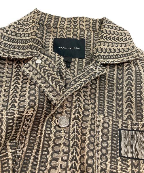 MARC JACOBS（マークジェイコブス）MARC JACOBS (マークジェイコブス) MONOGRAM PAINTERS JACKET ベージュ サイズ:Ｌの古着・服飾アイテム