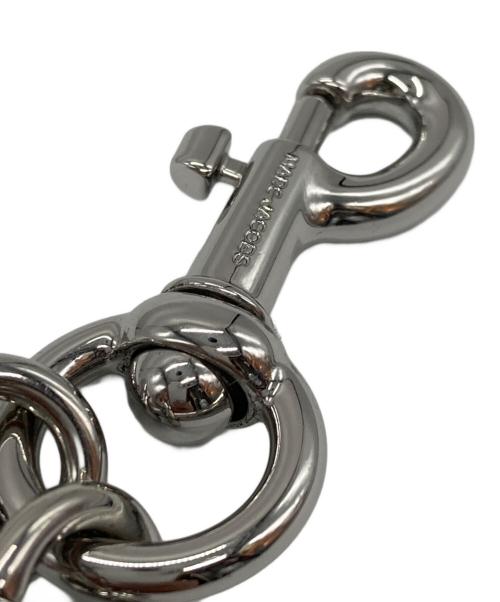 MARC JACOBS（マークジェイコブス）MARC JACOBS (マークジェイコブス) ザステッカーチャームチェーンショルダーストラップ シルバーの古着・服飾アイテム