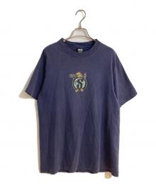 stussy（ステューシー）の古着「オールドプリントtシャツ」｜ネイビー